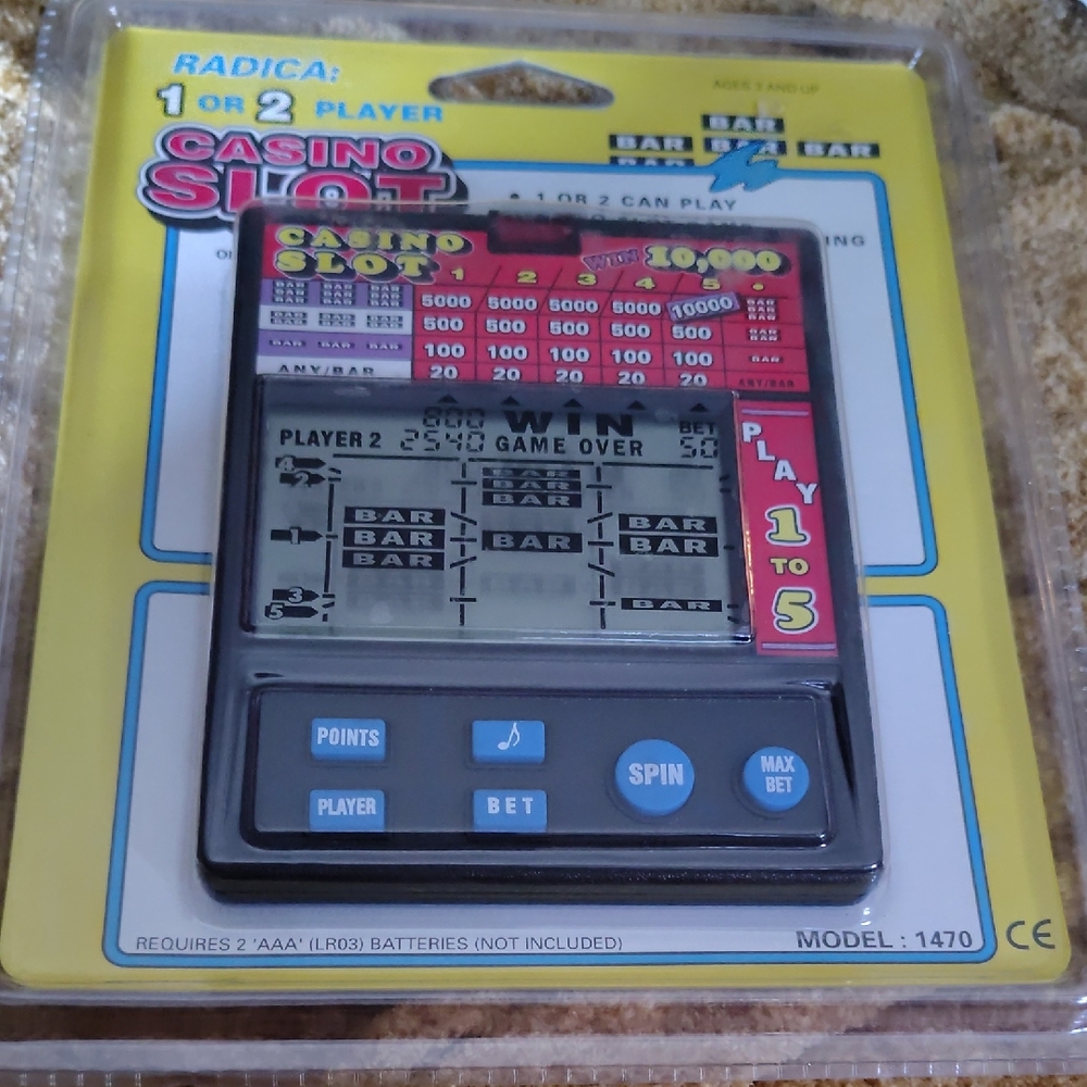 Radica Casino Slot Handheld Game